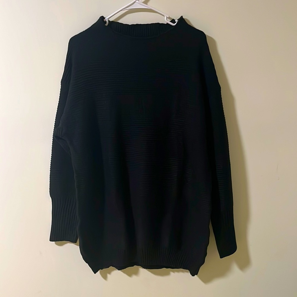 Black sweater. Purchased from Pink Lily